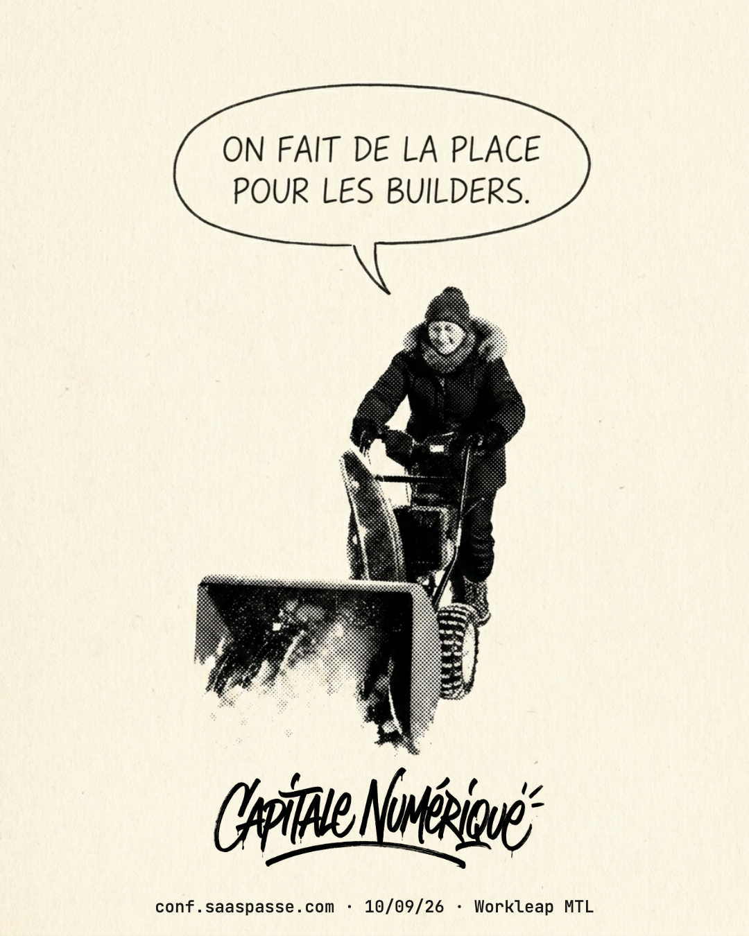 Affiche Capitale Numérique · Conf '26